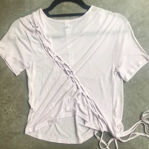 Alo Lace-Up Tee